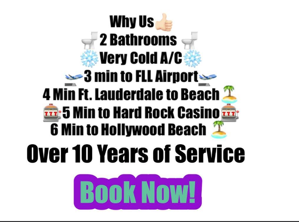 Airport Bunk House Free - Wifi - Parking - Coffee- Long Term Welcome Fort Lauderdale Luaran gambar